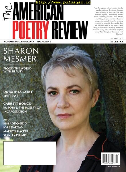 The American Poetry Review – November-December 2019 Cover