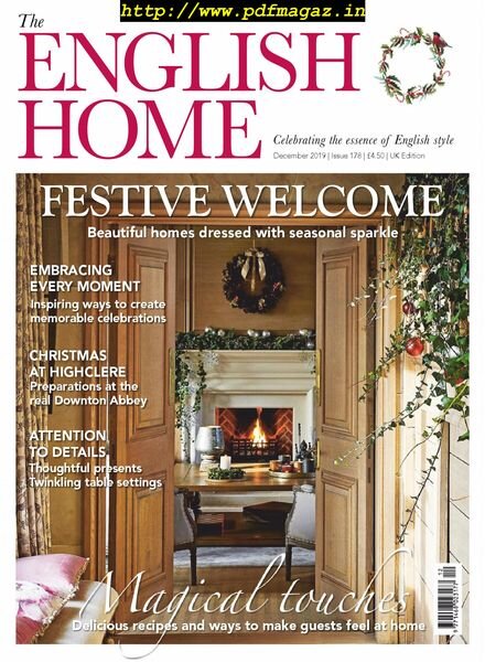 The English Home – December 2019 Cover