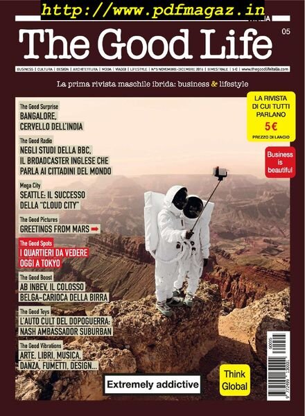 The Good Life Italia N.5 – Novembre 2016 Cover
