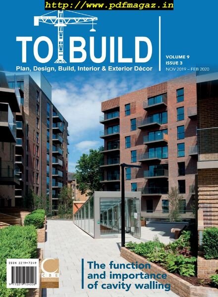 To Build Magazine – November 2019-February 2020 Cover