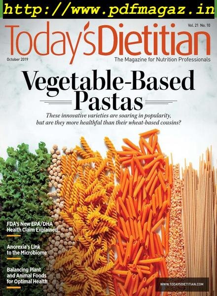 Today’s Dietitian – October 2019 Cover