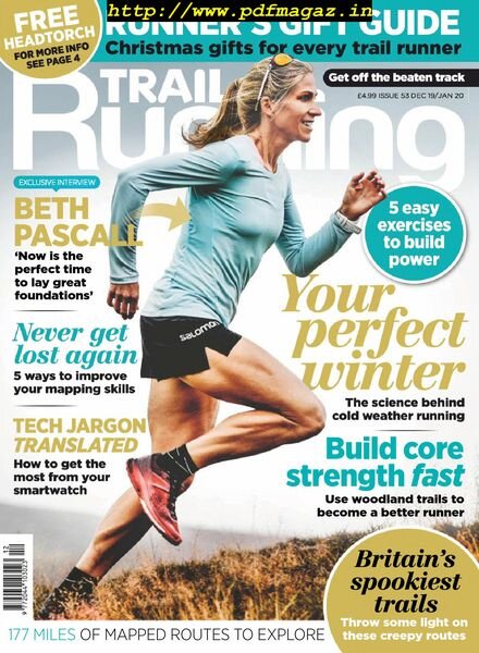 Trail Running – December-January 2019 Cover