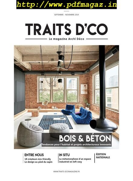 Traits D’co – novembre 2019 Cover