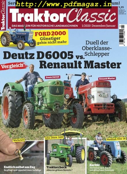 Traktor Classic – Oktober 2019 Cover