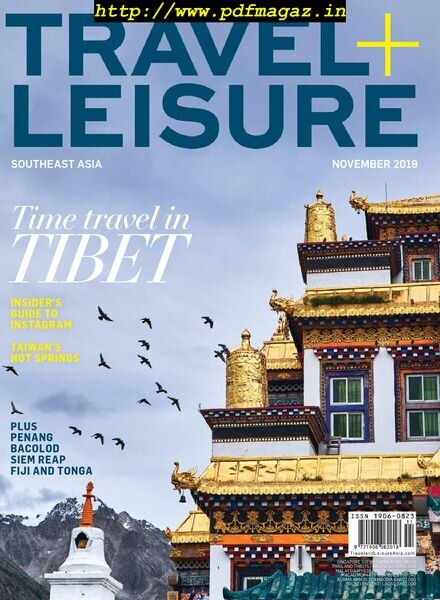 Travel+Leisure Southeast Asia – November 2019 Cover