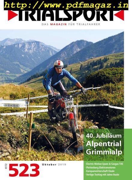 Trialsport – Oktober 2019 Cover