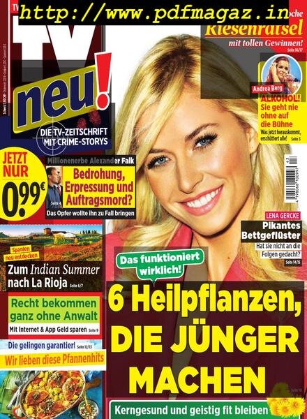 TV neu – 17 Oktober 2019 Cover