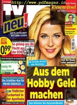 TV neu – 30 Oktboer 2019