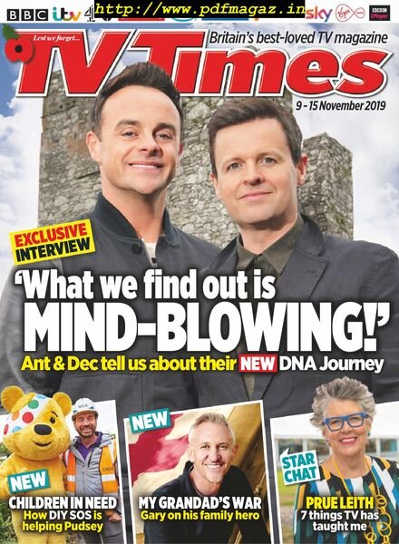 TV Times – 09 November 2019 Cover