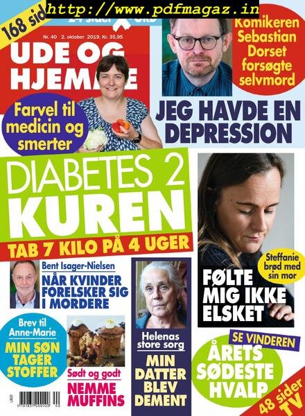 Ude og Hjemme – 02 oktober 2019 Cover