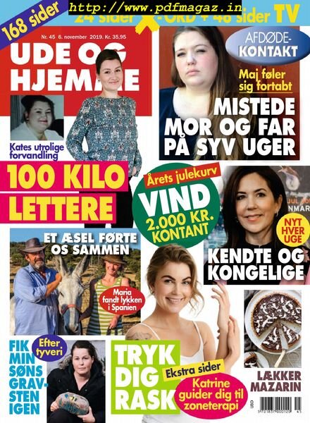 Ude og Hjemme – 06 november 2019 Cover