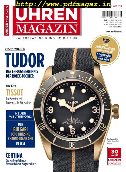 Uhren-Magazin – Oktober 2019 Cover