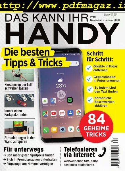 Unglaubliche Smartphone Tricks – November 2019 Cover