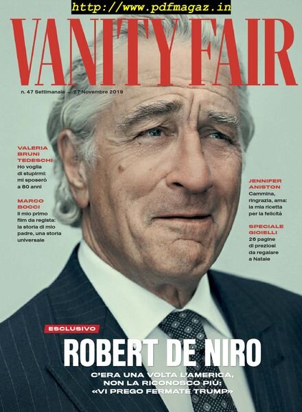 Vanity Fair Italia – 27 novembre 2019 Cover