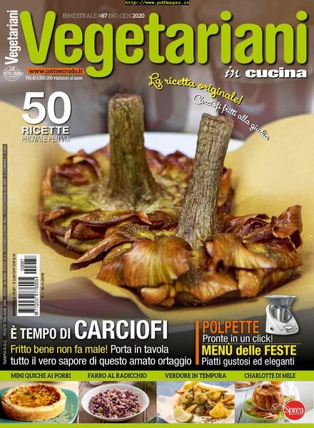 Vegetariani in Cucina – dicembre 2019 Cover