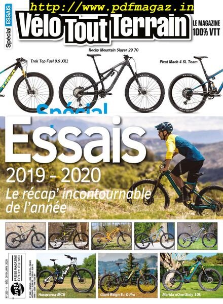 Velo Tout Terrain – decembre-janvier 2019 Cover