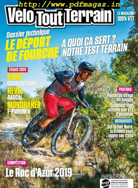 Velo Tout Terrain – novembre-decembre 2019 Cover