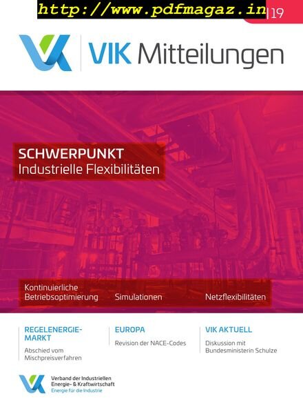 VIK-Mitteilung – November 2019 Cover