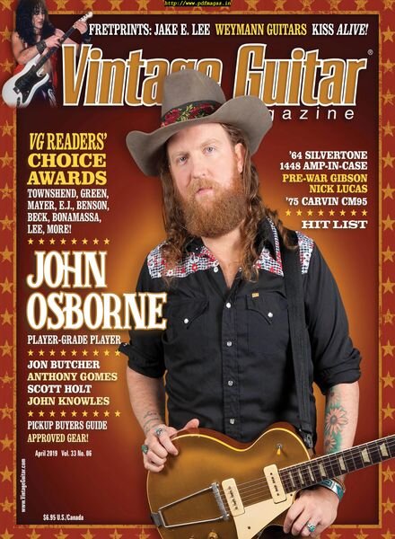 Vintage Guitar – April 2019 Cover