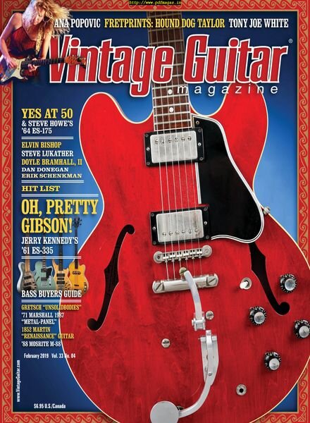 Vintage Guitar – February 2019 Cover