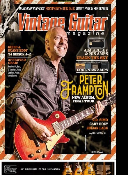 Vintage Guitar – July 2019 Cover