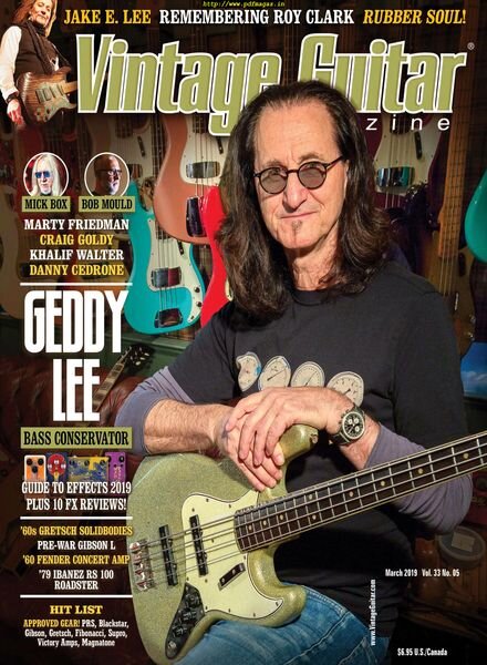 Vintage Guitar – March 2019 Cover