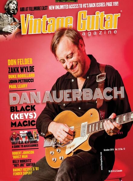 Vintage Guitar – October 2019 Cover