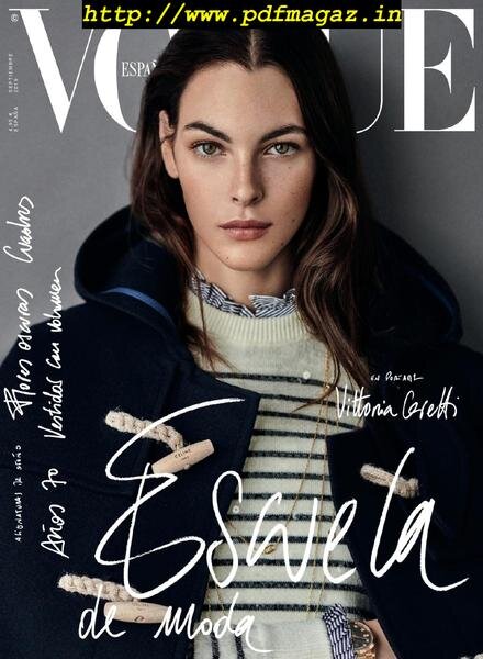 Vogue Espana – septiembre 2019 Cover