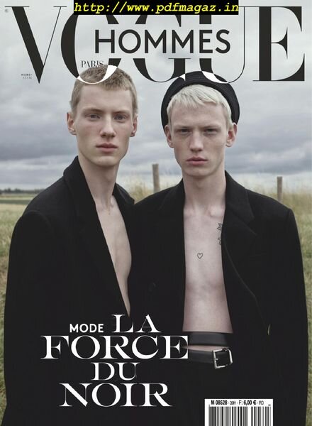 Vogue Hommes – novembre 2019 Cover