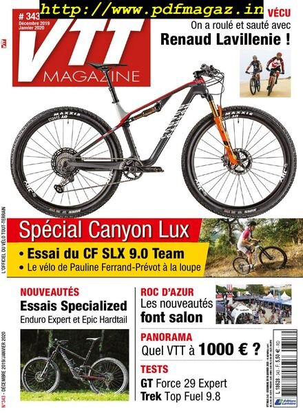 VTT Magazine – decembre 2019 Cover
