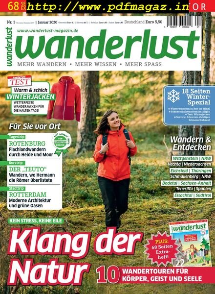 Wanderlust Germany – November 2019 – Januar 2020 Cover