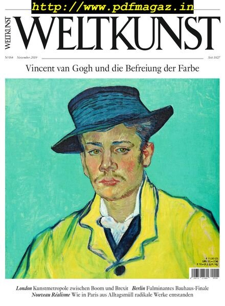 Weltkunst – November 2019 Cover