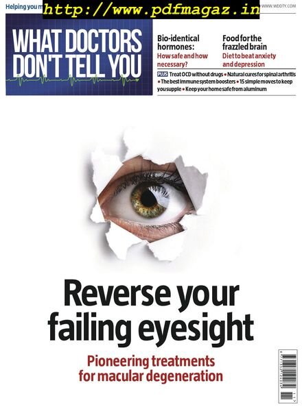What Doctors Don’t Tell You – November 2019 Cover