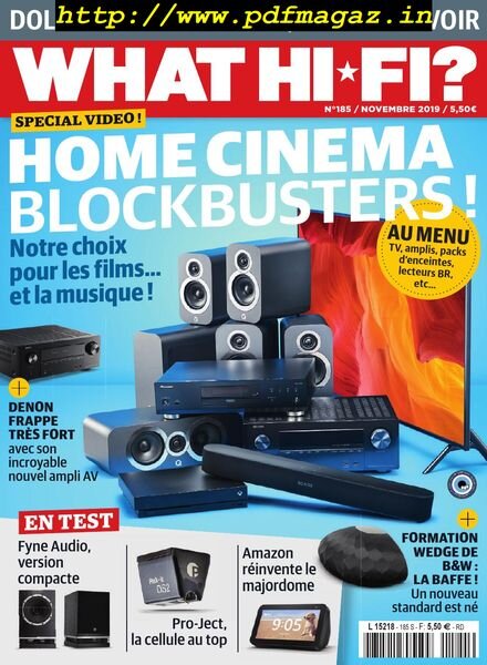 What Hi-Fi France – novembre 2019 Cover