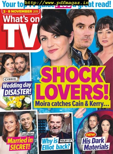 What’s on TV – 02 November 2019 Cover