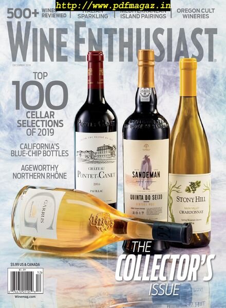 Wine Enthusiast – December 2019 Cover