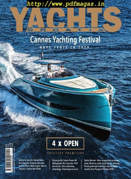 Yachts Croatia – October 2019 Cover