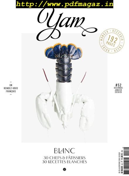 Yam – decembre 2019 Cover