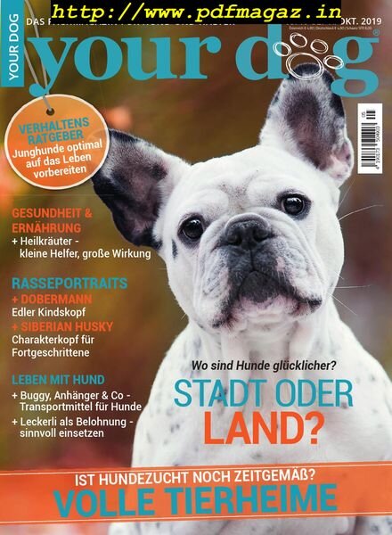 Your Dog Austria – September-Oktober 2019 Cover