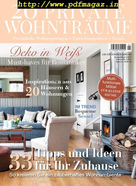 20 Private Wohntraume – November 2019 Cover