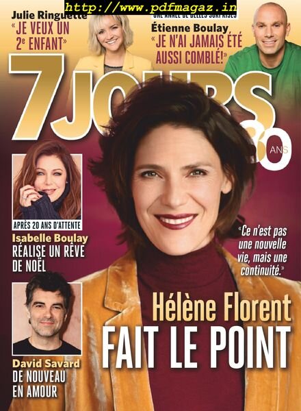 7 Jours – 27 decembre 2019 Cover
