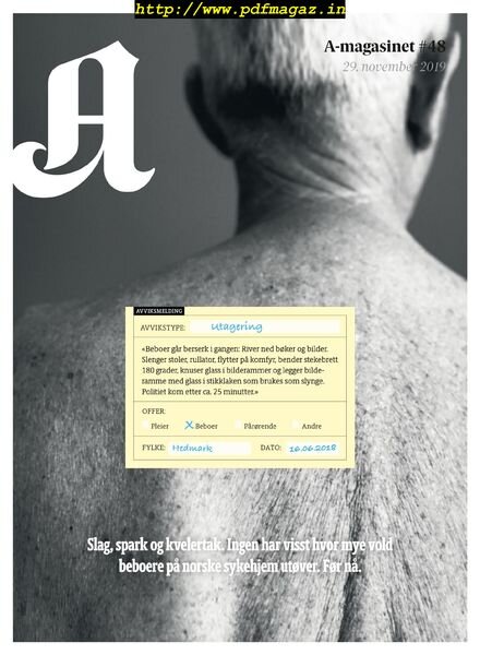 A-Magasinet – 29 november 2019 Cover