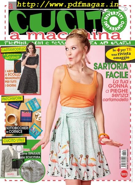 A Scuola di Cucito a Macchina – Maggio-Giugno 2019 Cover