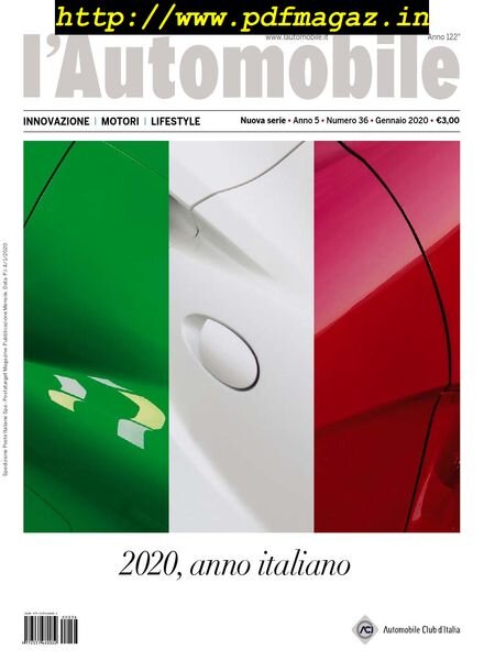 ACI l’Automobile – Gennaio 2020 Cover