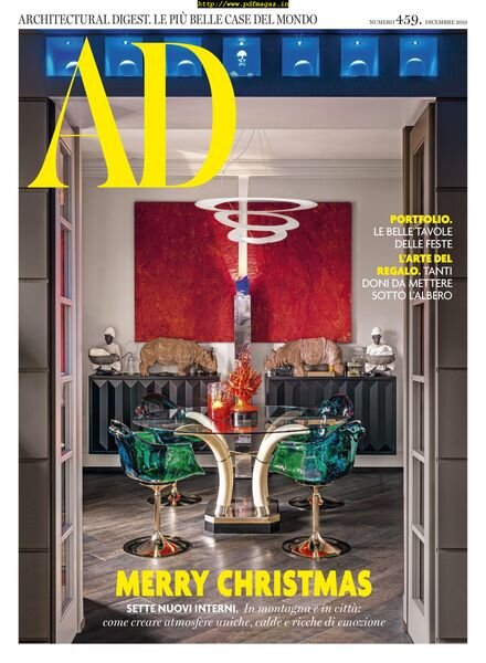 AD Architectural Digest Italia – gennaio 2020 Cover