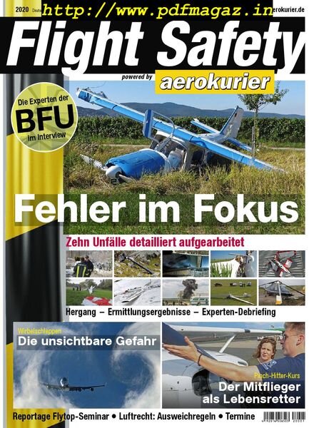 Aerokurier – Flight Safety 2020 Cover