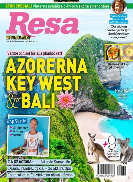 Aftonbladet Resa – 12 november 2019 Cover