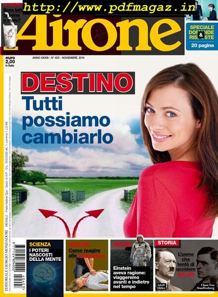 Airone – Novembre 2014 Cover