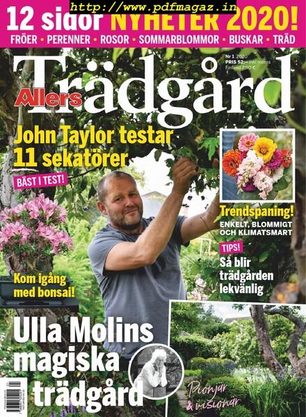 Allers Tradgard – januari 2020 Cover
