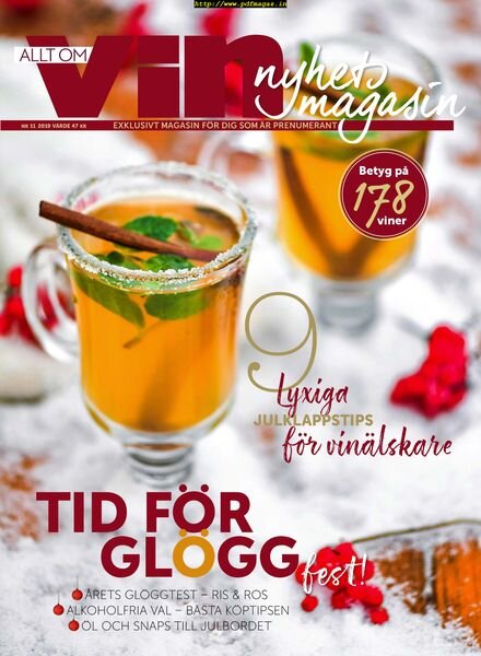 Allt om vin – 19 november 2019 Cover